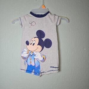 Walt Disney World Parks 50 Anniverary Body Suit Mickey Mouse 9-10 Month Newborn